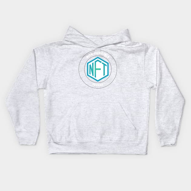 Non-Fungible Tokens NFT Kids Hoodie by Ghost Of A Chance 